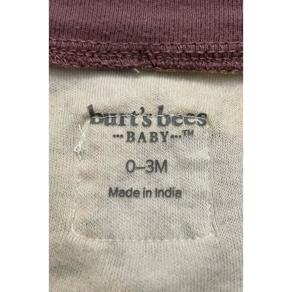 Burt’s Bees Baby Sunflower Footed Sleeper Pajamas (PJs), Size 0-3 months - Picture 7 of 7